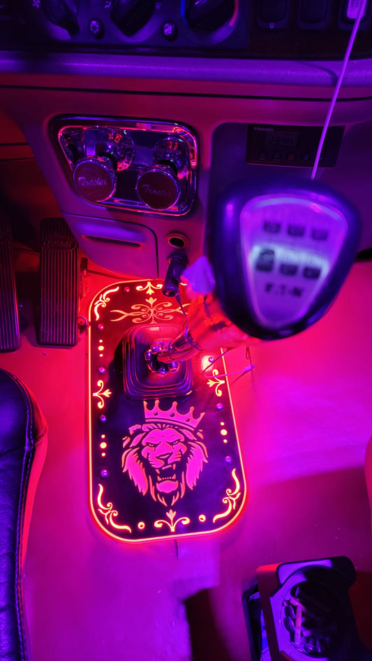 Peterbilt gear shifter floor plate