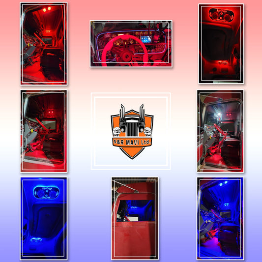 Peterbilt dome watermelon lights