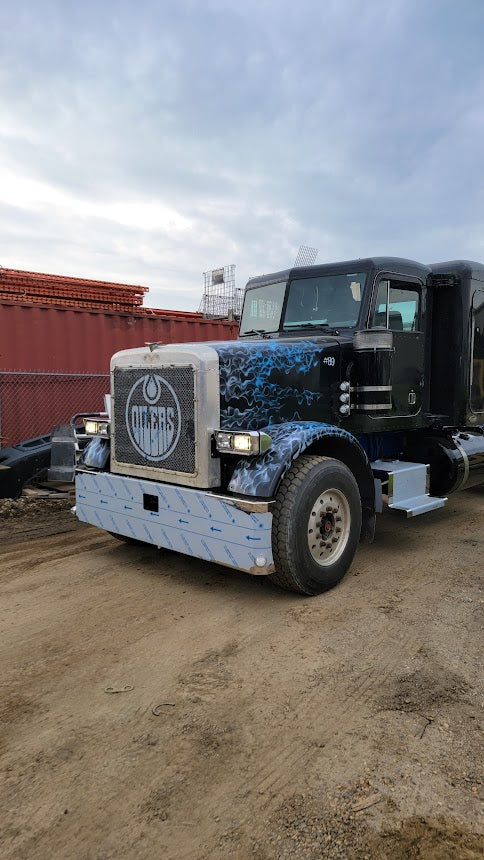American eagle bumper with watermelon lights.