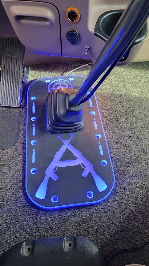 Peterbilt Gear shifter plate.