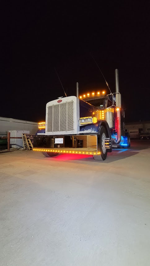 20" American eagle box end blindmount bumper with 31 dot lights.